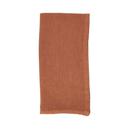 Linen Napkin Terracota Set of 4