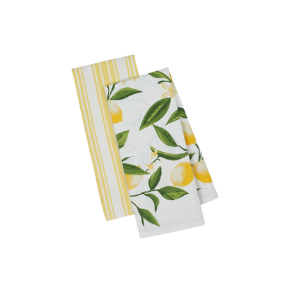 Lemon Bliss Dishtowel Set of 2