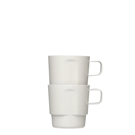 Cafe Stacker 6oz - Double Pack - Gloss Oat Milk