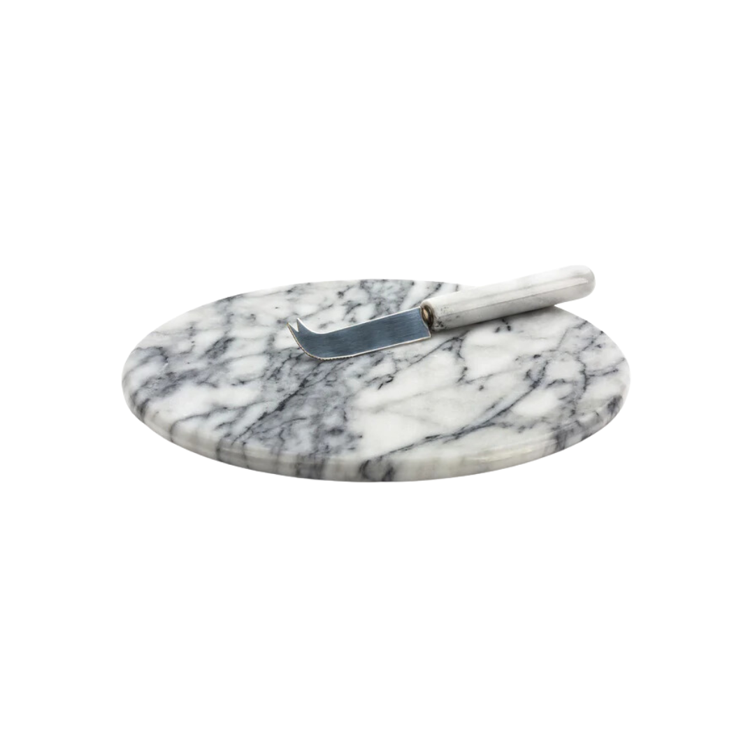 White Marble Cheese Board