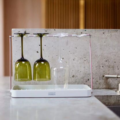 DrySmart™ Folding Wine Glass Drying Rack
