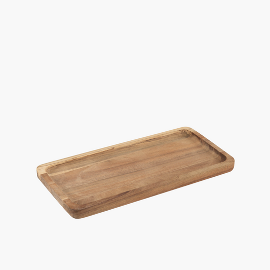 Bandeja Madera Rectangular Madera Acacia 30x15