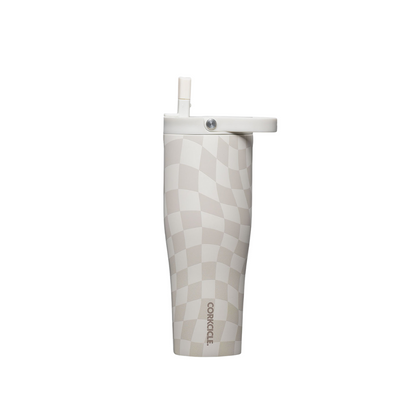 Go Cup XL - 30oz Wavy Checkerboard - Neutrals