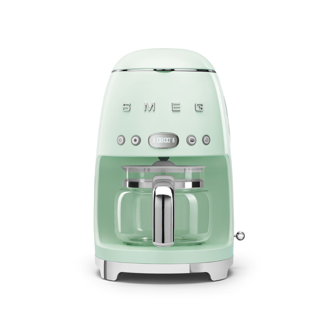 Smeg 50s Retro Style Drip Coffee Maker - Pastel Green