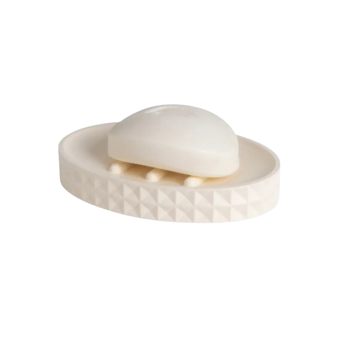 Braemar Resin Soap Dish Ivory