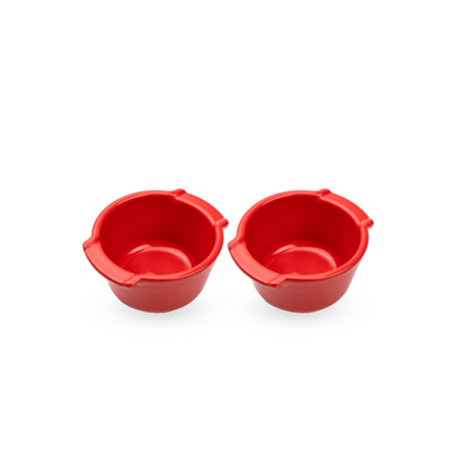 Appolia Set of Ceramic Ramekins - Red