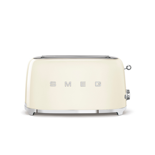 Retro Style 4x2 Slot Toaster - Cream