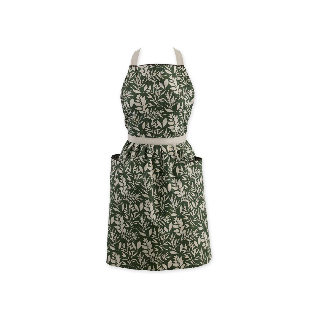 Garden Greens Printed Apron