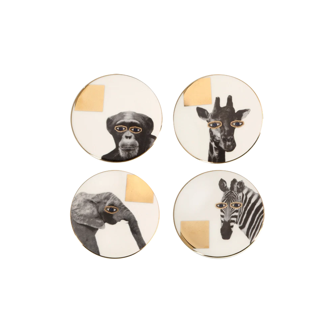 Wild Life 4 Pieces Coaster Set