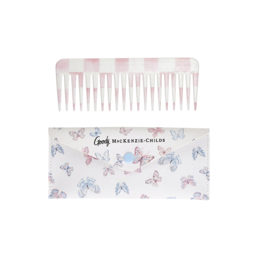 MC x Goody Rosy Check Comb and Case