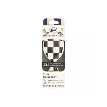 MacKenzie-Childs x Wet Brush Mini Detangler - Courtly Check