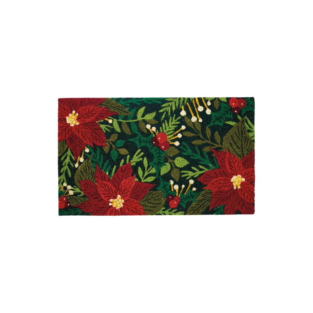 Poinsettias Doormat