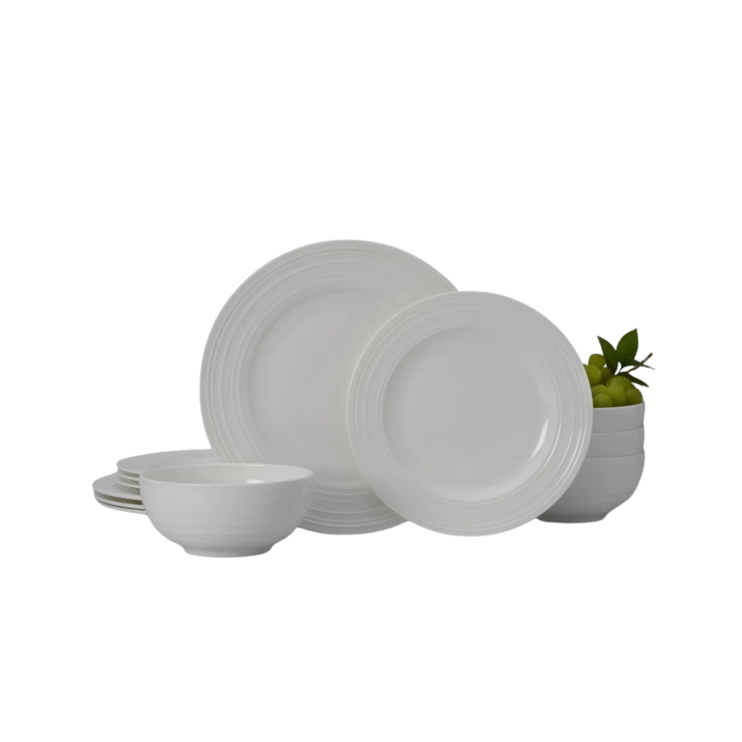 Ciara 12pc Dinnerware set, Service for 4