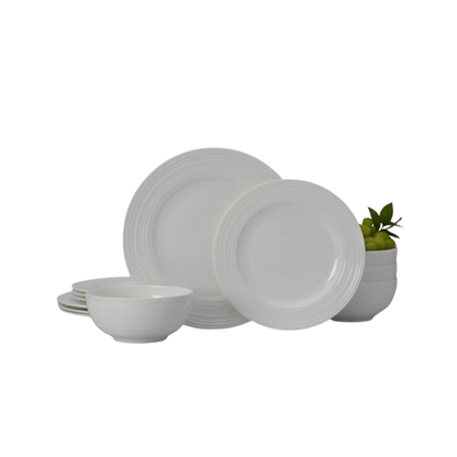 Ciara 12pc Dinnerware set, Service for 4