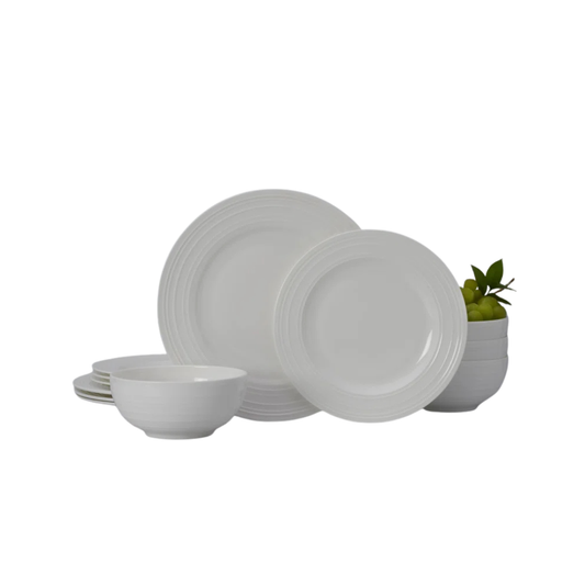 Ciara 12pc Dinnerware set, Service for 4