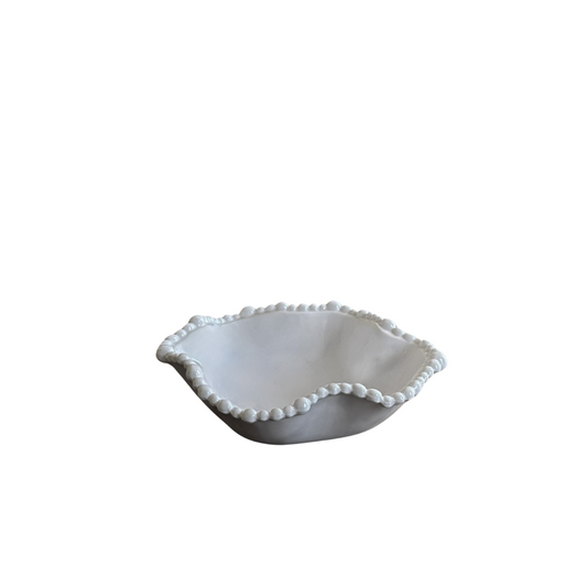 VIDA Alegria Mini Wavy Bowl White