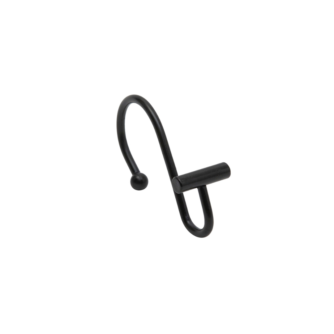 Halden Shower Curtain Hook s/12 Black