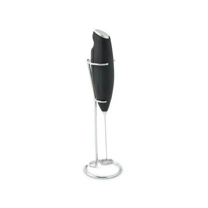 Milk Frother with Stand - Onyx