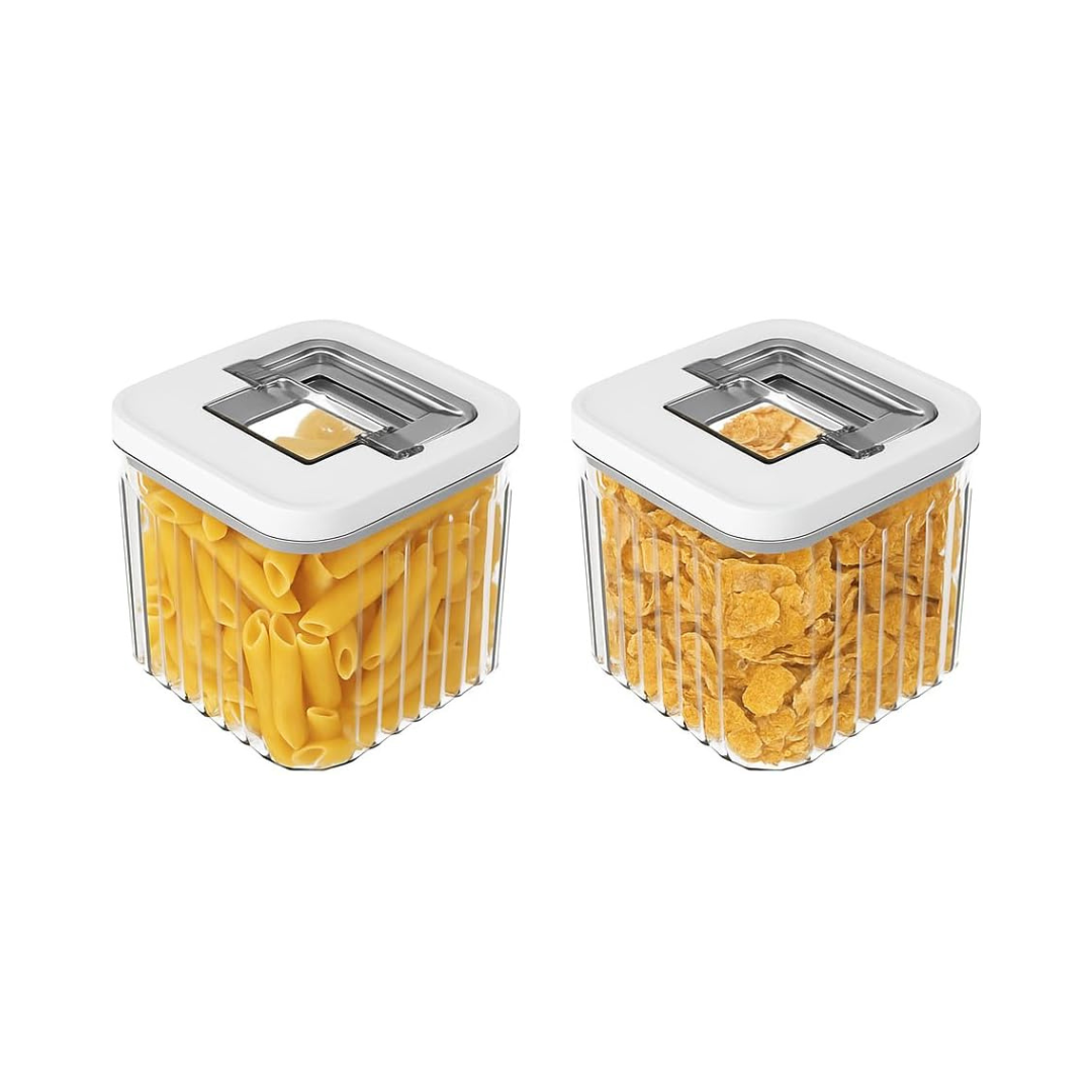 Set/2 40 OZ Fluted Canisters