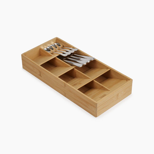 DrawerStore™ Bamboo Large Cutlery Organiser