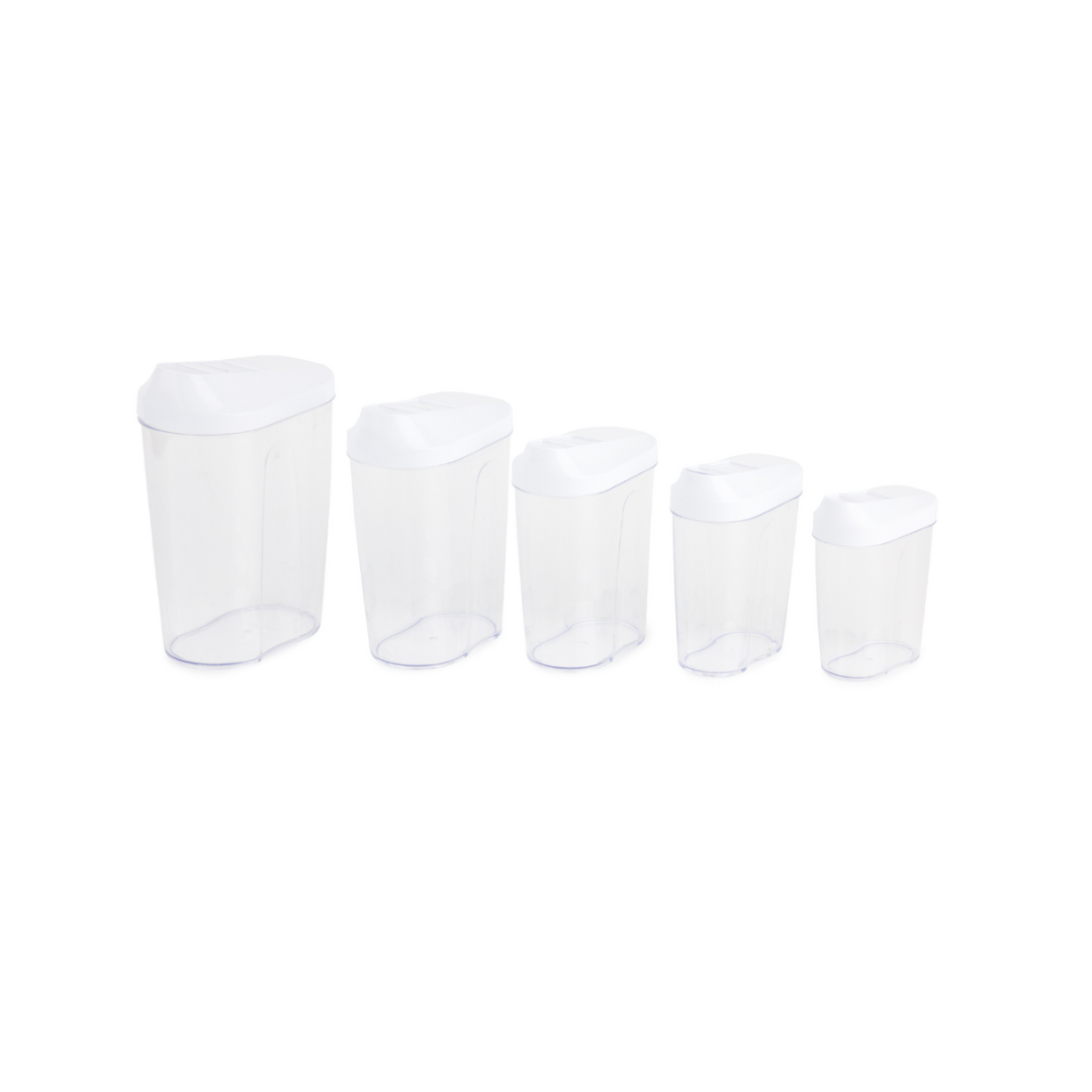 Set of 5 Cereal Containers