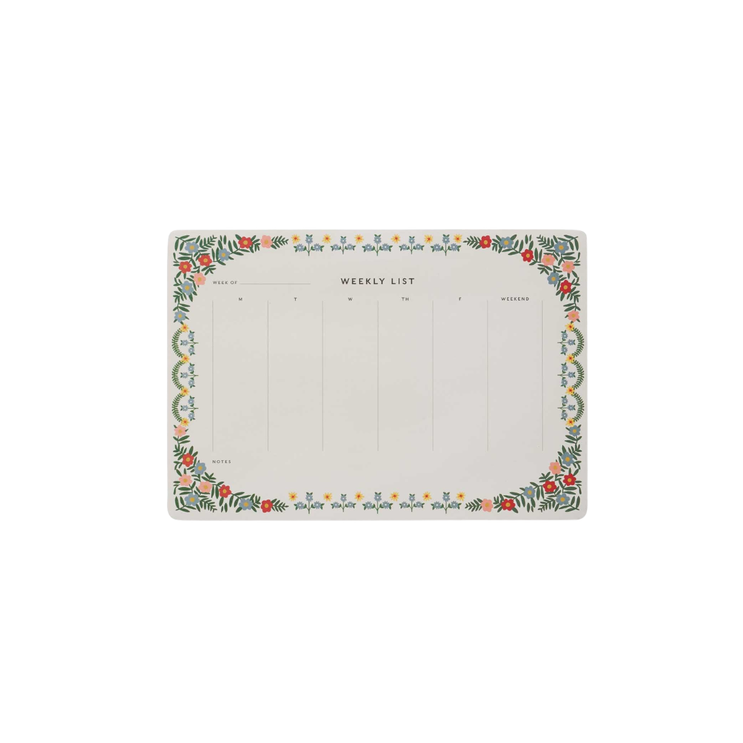Rosette Weekly Desk Pad