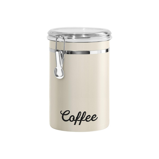 Stainless Steel "COFFEE" Clamp Canister