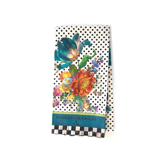 Flower Market Dish Towel
