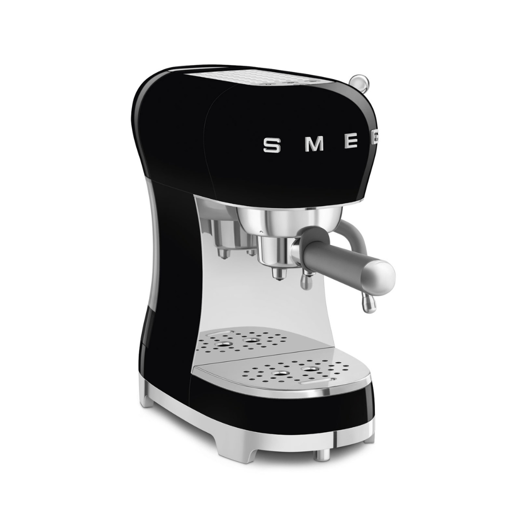 New 50's Retro Style Aesthetic Espresso Coffee Machine- Black