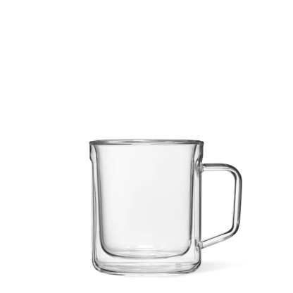 Glass Mug - 12oz Double Pack - Clear