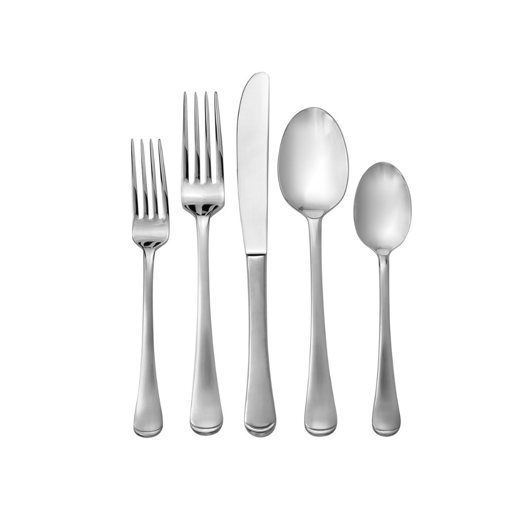 Infinity Satin Fade 18/0 Stainless Steel 20 Piece Flatware Set, Service For 4