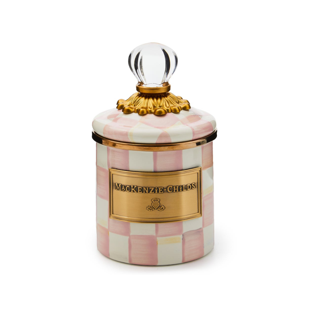 Rosy Check Mini Canister