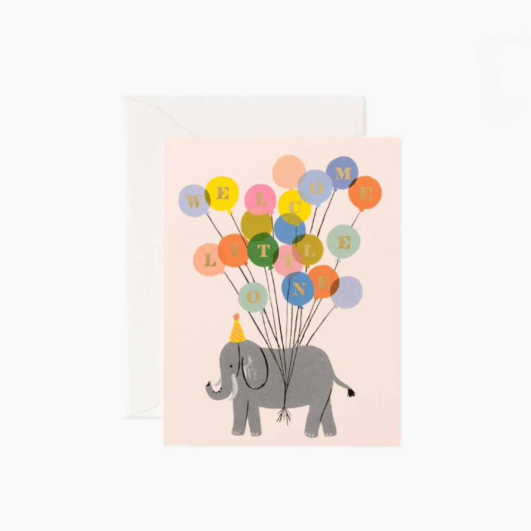 Welcome Elephant Card