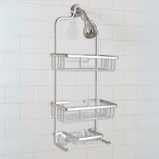 Aluma Shower Caddy Anodized Silver