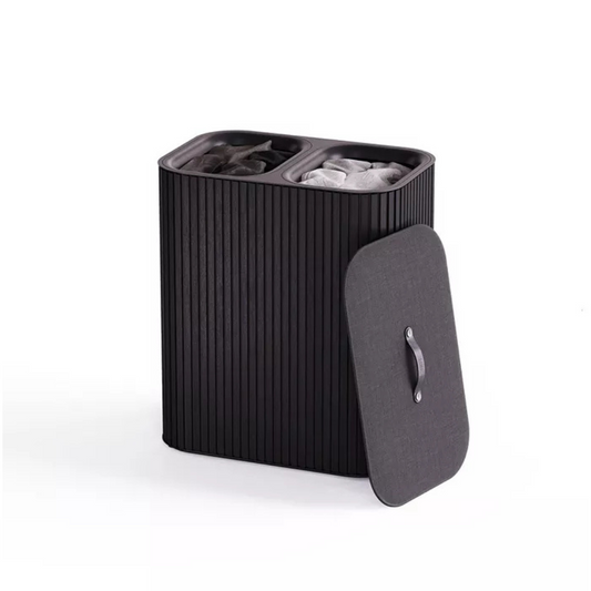 Tota Trio Luxe 90L Black Laundry Separation Basket