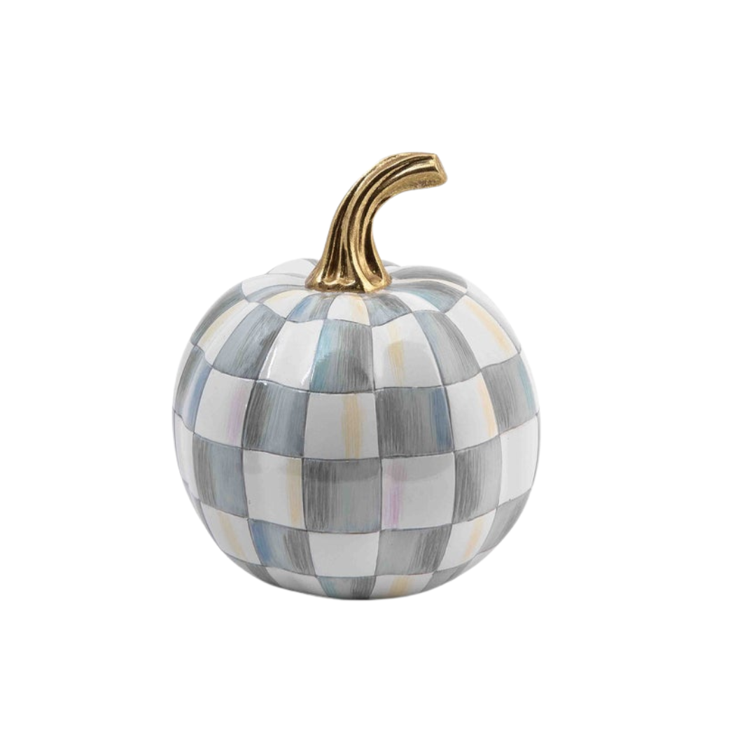 Sterling Check Mini Pumpkin