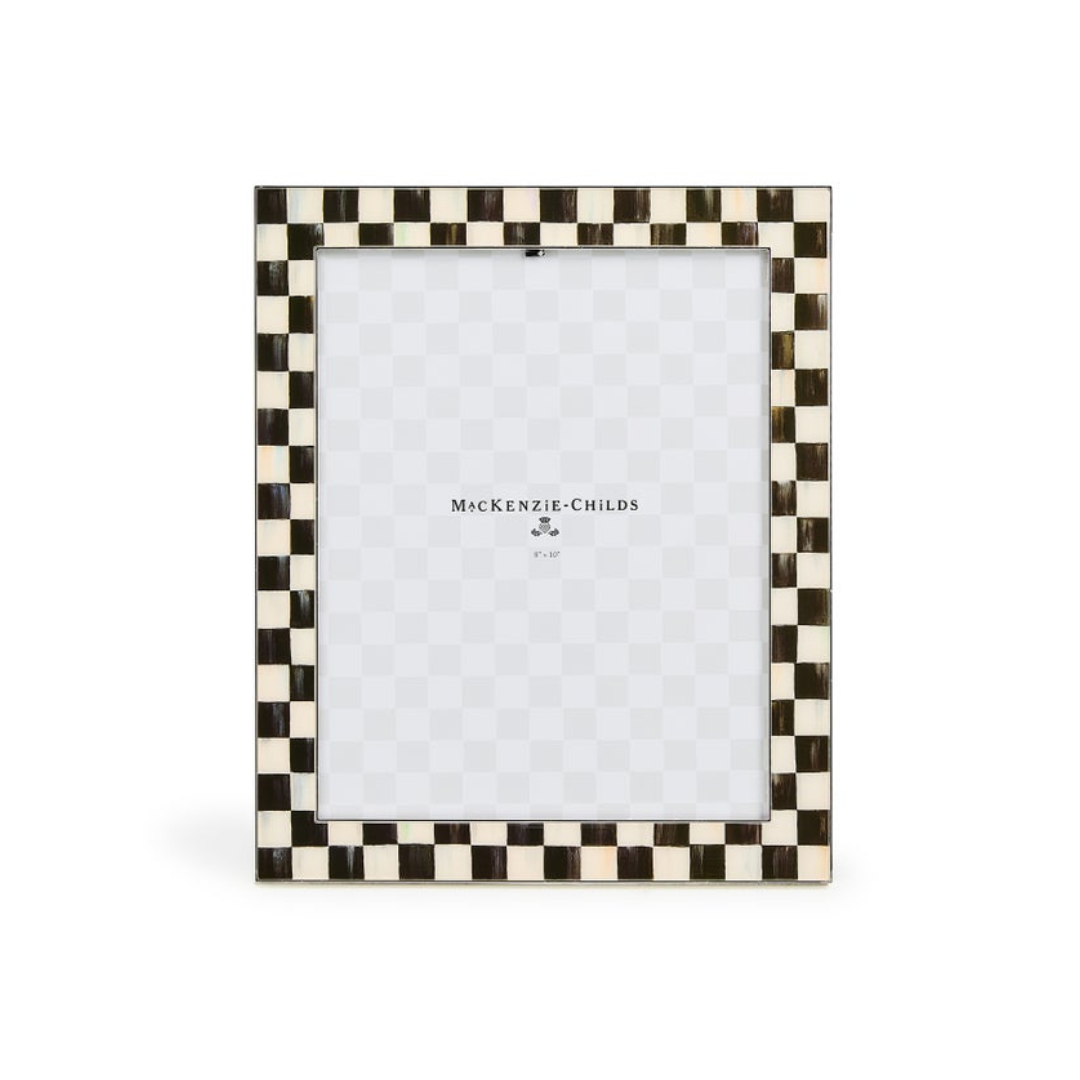 Courtly Check Silver Plated 8" x 10" Frame