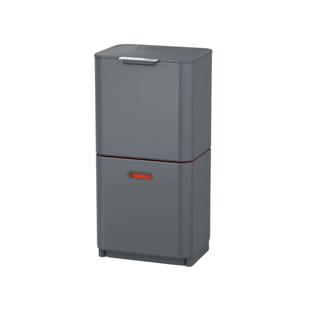 Contenedor de basura y reciclaje Totem Max 60L gris