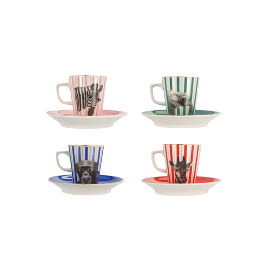 Wild Life 8 Piece Espresso Set