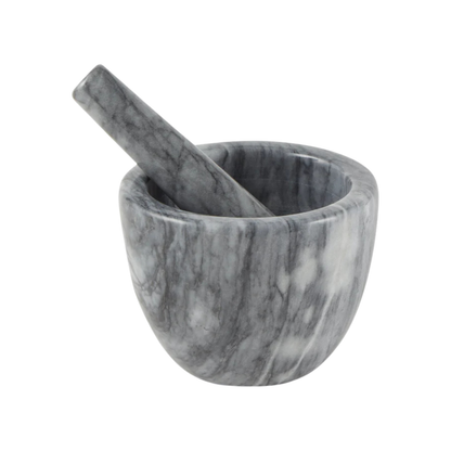 Marble Mortar & Pestle Gray