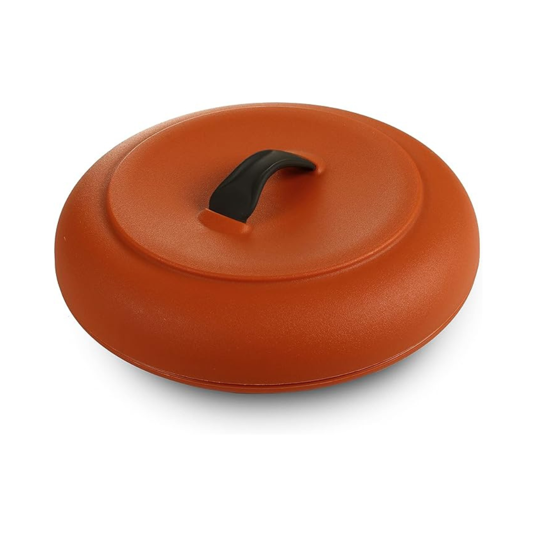 XL Tortilla Warmer  Terra Cotta / Black Handle