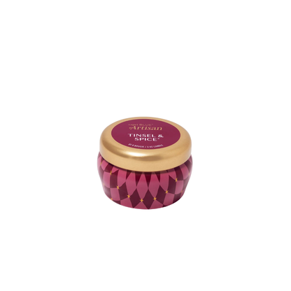 Tinsel & Spice Winter Bazaar Mini Tin Candle