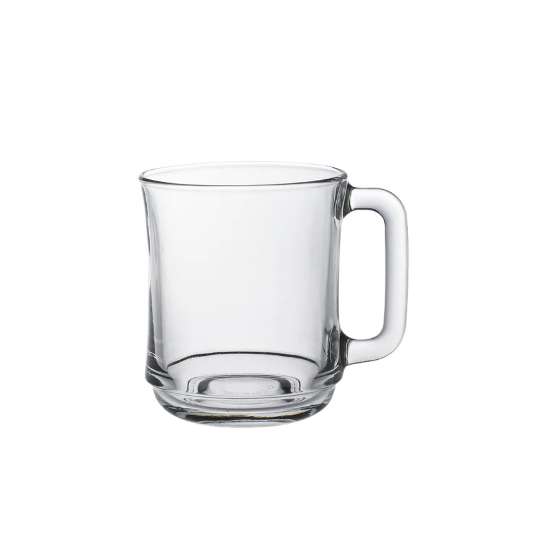 Lys Clear Stackable Glass Mug - Set of 6