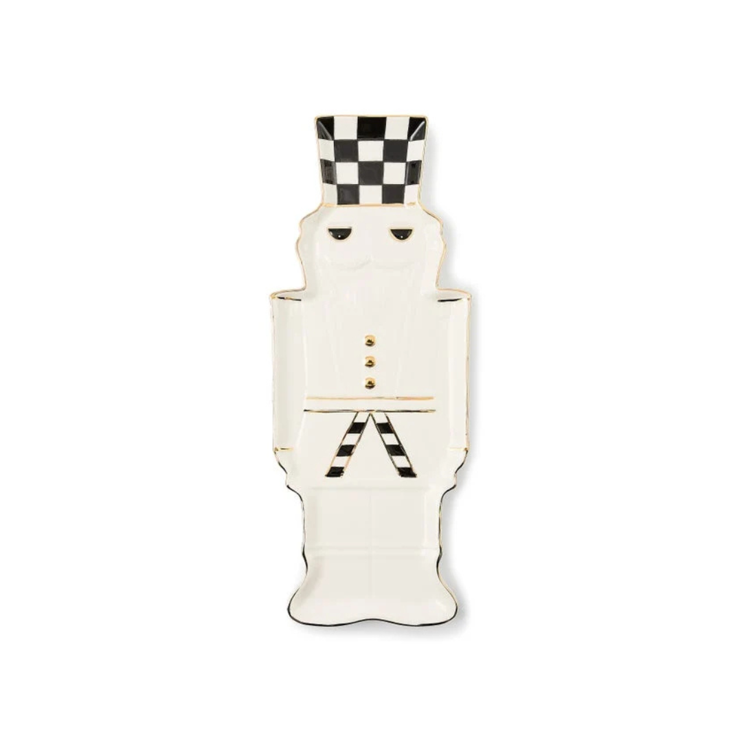 Courtly Noel Nutcracker Cookie Plate