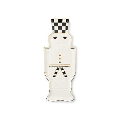 Courtly Noel Nutcracker Cookie Plate