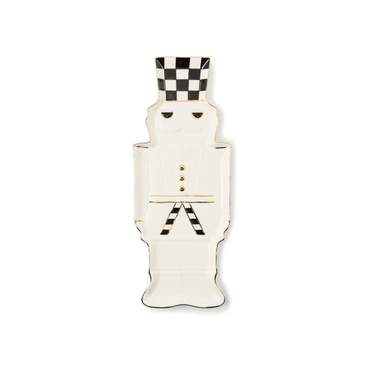 Courtly Noel Nutcracker Cookie Plate