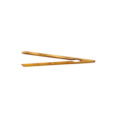 Olive Wood Toast Tongs