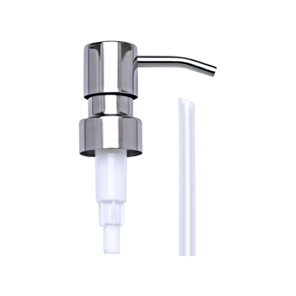 Plastic Lotion Pump Head Chrome