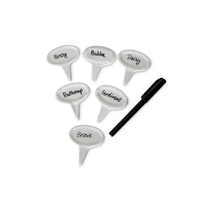 Oval Cheese Marker Set Of 6