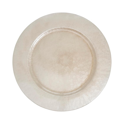Faux Mother Of Pearl Charger Set of 4